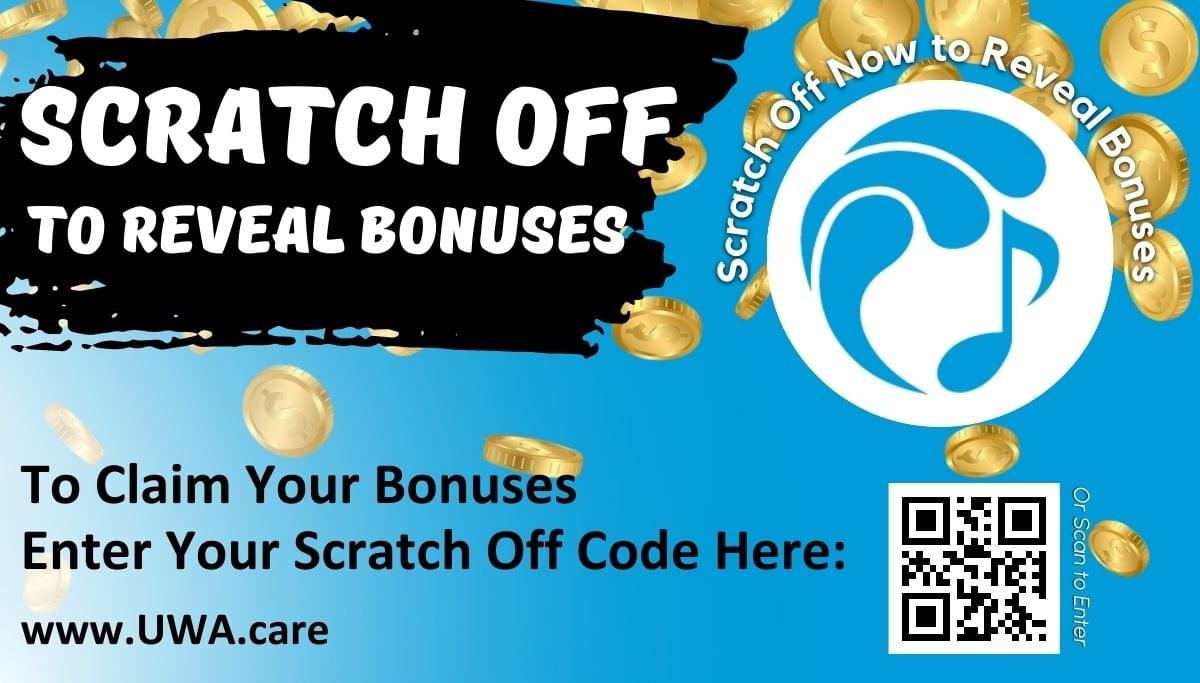 Scratch Off to Reveal Bonuses